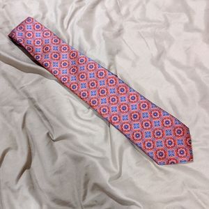 Orange and blue Pierre Cardin tie